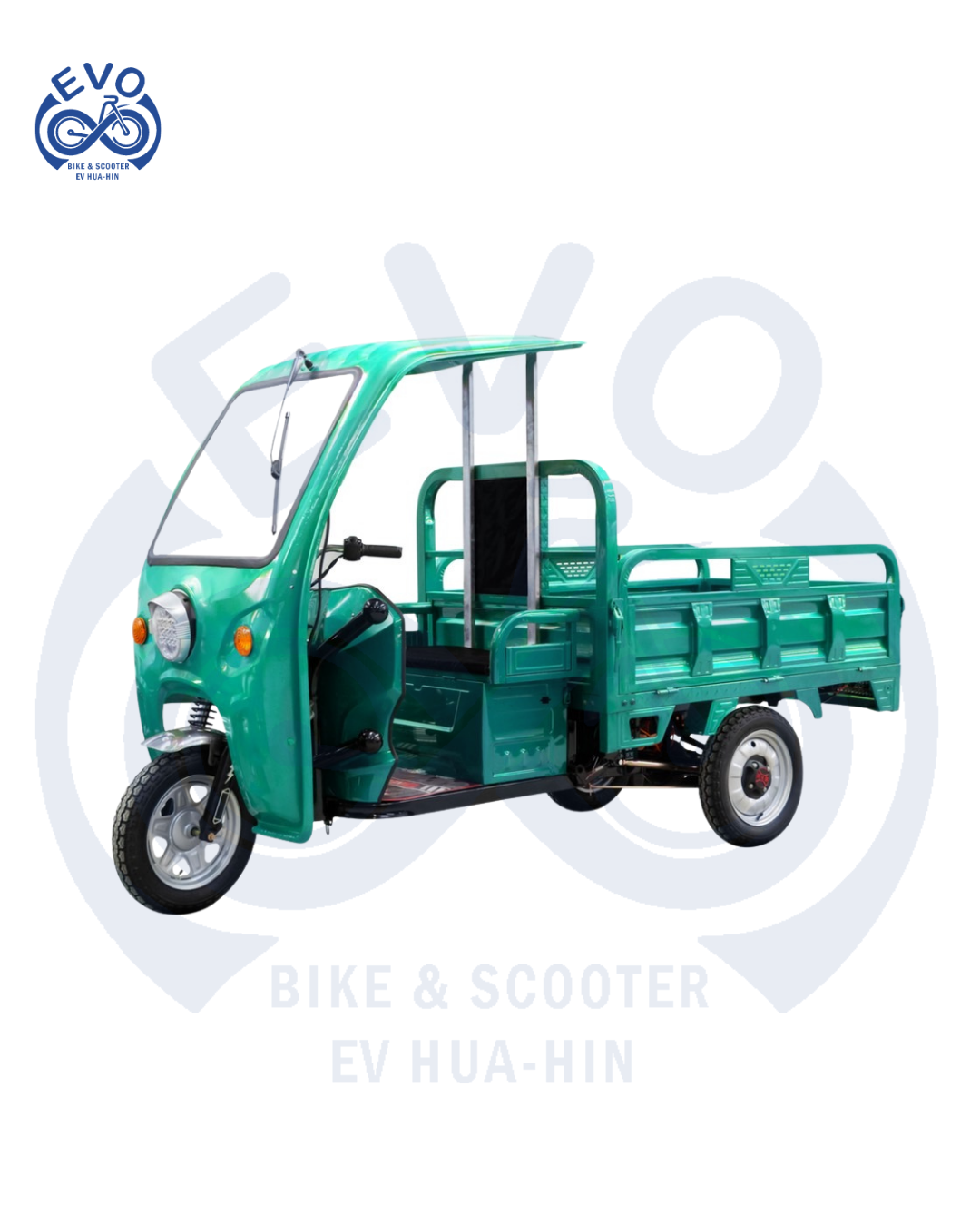  Electric Three-Wheeled Scooter with Roof 1000W - Image 2