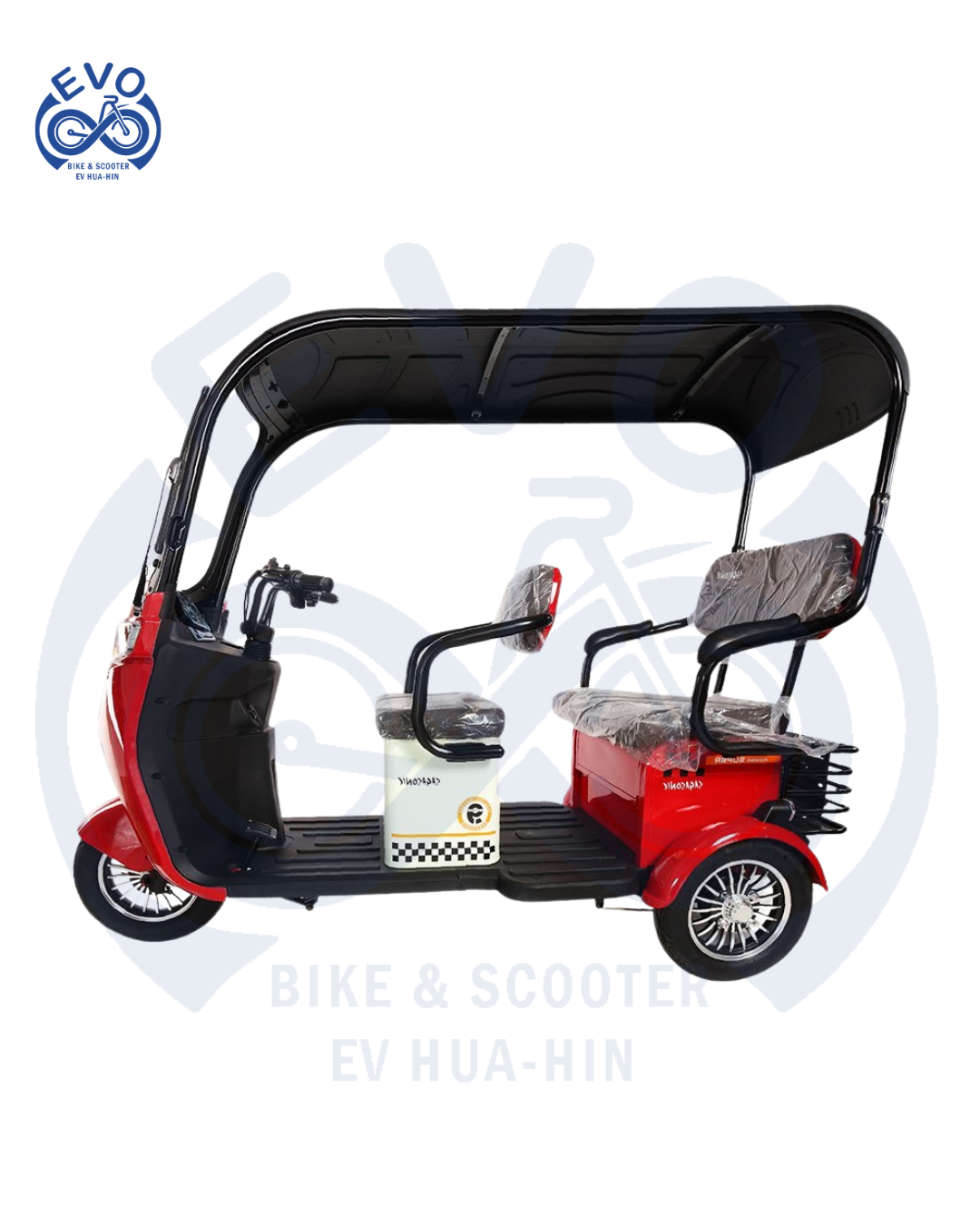  Electric Three-Wheeled Scooter with Roof 1000W