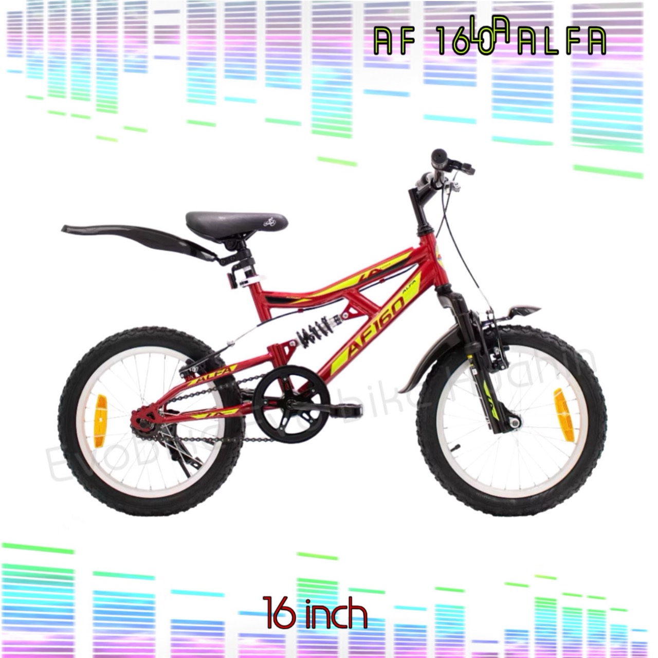  LA 16-inch Kids Bicycle with Front and Rear Shocks - Image 2