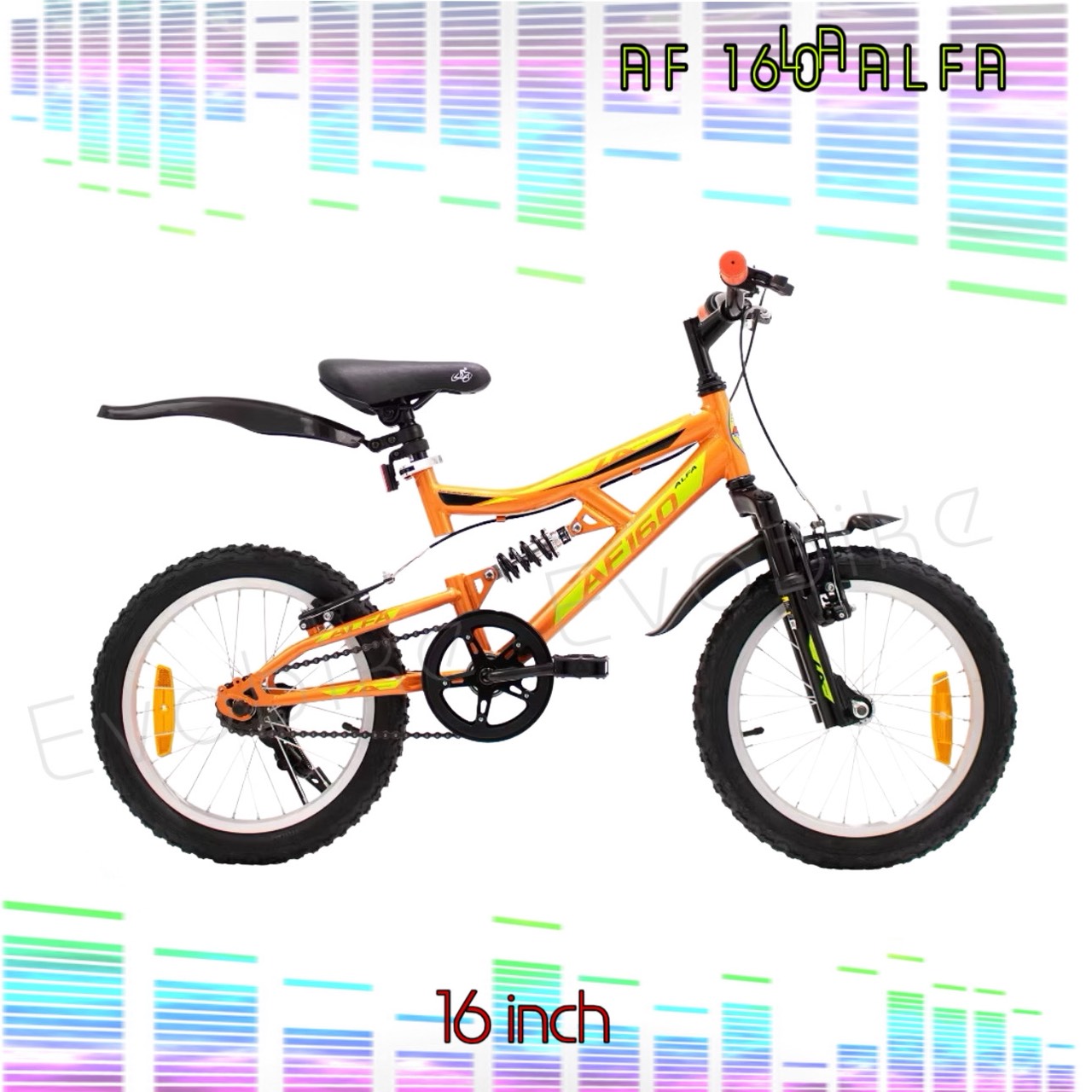  LA 16-inch Kids Bicycle with Front and Rear Shocks - Image 3