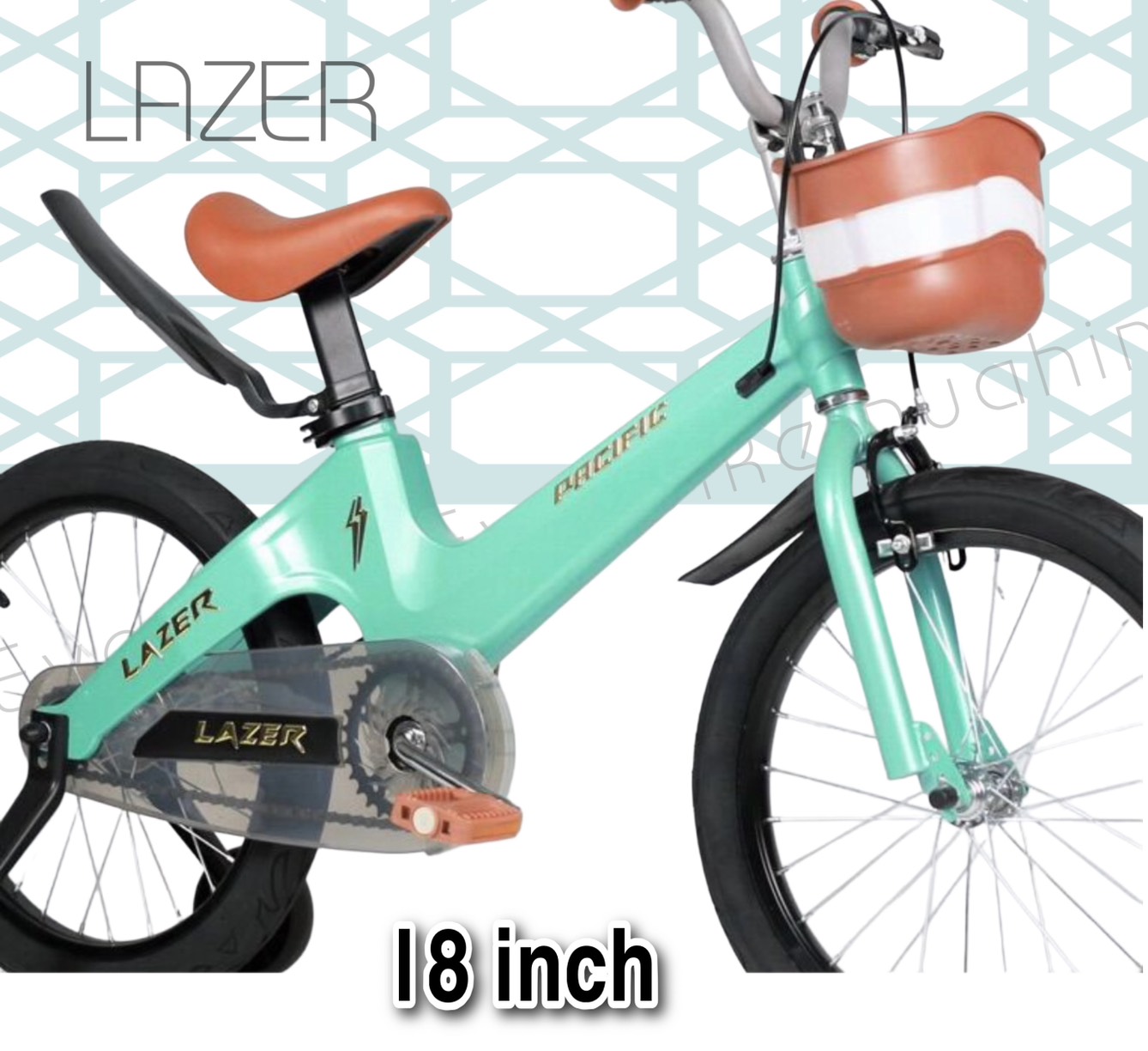  LAZER PACIFIC 18-inch Kids Bicycle – Magnesium Alloy Frame - Image 4
